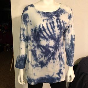 Women’s 3/4 Sleeve Tie Dye Shirt